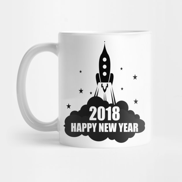 2018 Happy New Year Rocket Celebration by theperfectpresents